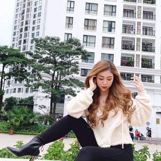 Quần legging gân chéo