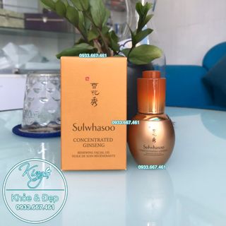 Tinh Dầu Sulwhasoo Concentrated Ginseng Renewing Facial Oil 20ml giá sỉ