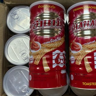Bánh snack tôm lon HANAMI THÁI LAN - 110gram
