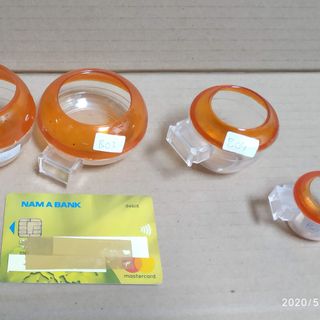 B01; Cặp Cóng nhựa đựng thức ăn cho chim dạng cao, phi 6cm cao 5cm