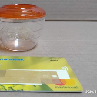 B01; Cặp Cóng nhựa đựng thức ăn cho chim dạng cao, phi 6cm cao 5cm