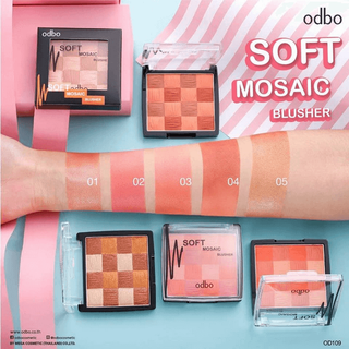 Phấn Má Hồng Odbo Soft Mosaic Blush OD109