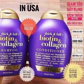 Dầu gội xả biotin kích thích mọc tóc giảm tóc gãy rụng