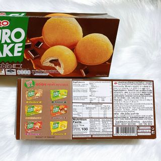 BÁNH BÔNG LAN TRỨNG EURO THÁI LAN VỊ SOCOLA