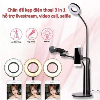 Đèn livestream 3 in 1