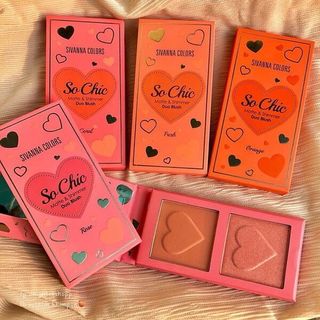 Phấn má Sivanna Color Chic Matte & Shimmer Duo Blush HF2005 giá sỉ