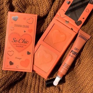 Phấn má Sivanna Color Chic Matte & Shimmer Duo Blush HF2005