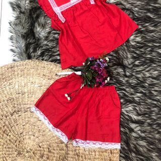 Đồ bộ phôi ren phối vai