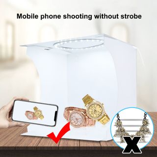 Hộp chụp sản phẩm PULUZ LED vòng tròn 23x24cm - phiên bản mới 2020