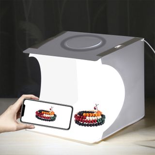 Hộp chụp sản phẩm PULUZ LED vòng tròn 23x24cm - phiên bản mới 2020