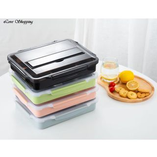 Khay Đựng Cơm 5 Ngăn Inox 304