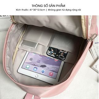 Balo thời trang phong cách Hàn Quốc với họa tiết hoa cúc cực xinh D1449