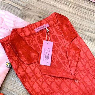 Pijama Gấm Lụa Cộc Đùi Cao Cấp - Đồ Bộ