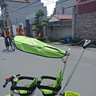 XE ĐẨY ĐÔI CHO BÉ - GHẾ TRƯỚC CÓ THỂ XOAY HƯỚNG