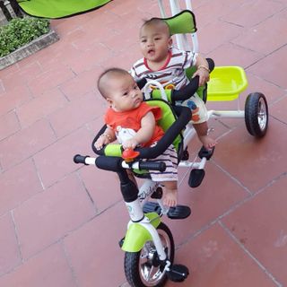 XE ĐẨY ĐÔI CHO BÉ - GHẾ TRƯỚC CÓ THỂ XOAY HƯỚNG