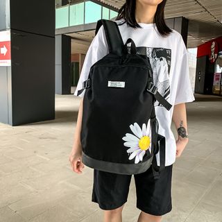 Balo unisex thời trang phối họa tiết bắt mắt D1448
