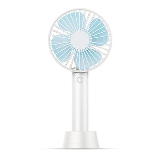 Quạt mini tích điện cầm tay có đế 3 tốc độ