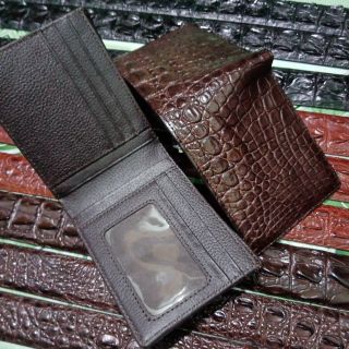 Ví nam da cá sấu 1 mặt
