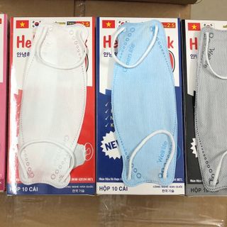 Khẩu Trang 4D Hello Mask Màu Xanh