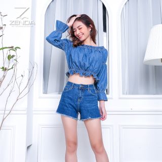 Áo trễ vai nhún gấu