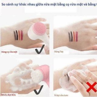 Cọ rửa mặt 2 đầu Nhật