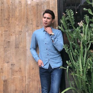Sơ mi cổ đức không túi