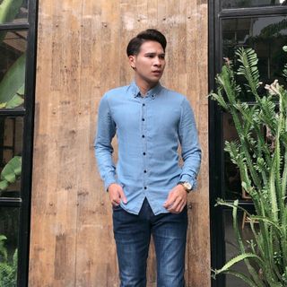 Sơ mi cổ đức không túi