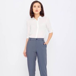 Quần baggy công sở