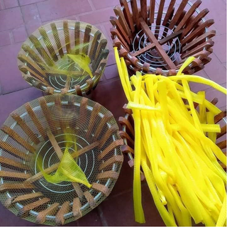 10 Túi lưới lót chậu, ngăn chặn rớt giá thể trồng lan