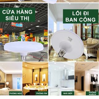 ĐÈN LED ĐĨA BAY ĐUI XOÁY 50W (SÁNG TRẮNG)-trhtrth giá sỉ