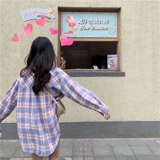 Áo sơ mi sọc caro UNISEX