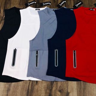 Quần áo thể thao- áo thun thể thao tank top poly 4 chiều- giá xưởng