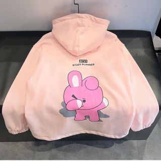 Áo khoác chống nắng thun nỉ ngoại in BT21