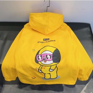 Áo khoác chống nắng thun nỉ ngoại in BT21
