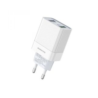Cóc Sạc Nhanh QC3.0 BA39A Borofone - 2 cổng sạc - chuẩn EU