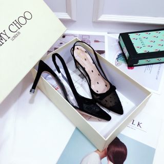 Giay sd gót cao nhọn lưới