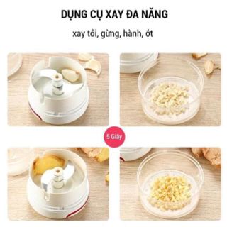 Dụng cụ xay tỏi đa năng cầm tay