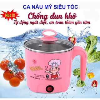 Ca mì 18cm có giá hấp INOX Cooking Pot