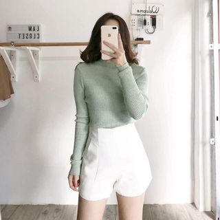 Quần short túi vuông chất tuyết mưa