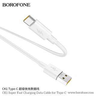 Dây cáp Sạc Nhanh CK1 Borofone Siêu Tốc 5A cổng Type-C - 1m