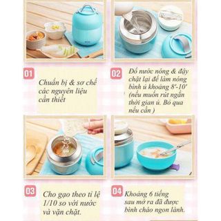 Bình ủ cháo real 700ml
