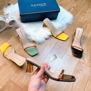 Guốc nữ dây phối màu
