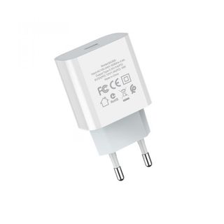 Cóc Sạc Nhanh BA38A PD3.0 18W Borofone - Đầu ra Type-C chuẩn EU