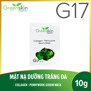 Mặt nạ dưỡng da Rau má hạ và nhũ hoa G17 ( 5 miếng)