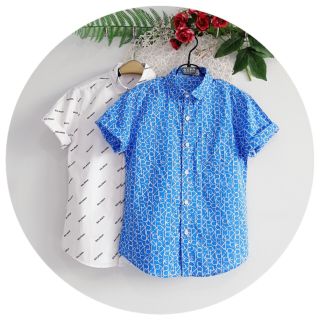 Áo sơ mi baby tay ngắn