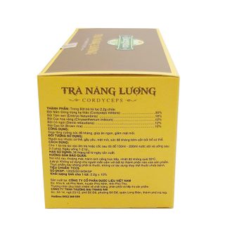Trà năng lượng Đông trùng hạ thảo Energytea Hộp 30 gói