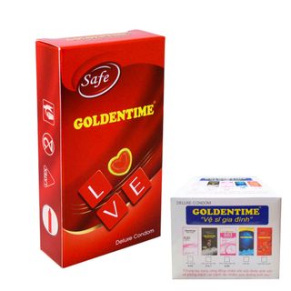 Bao cao su Goldentime Hộp 10 cái
