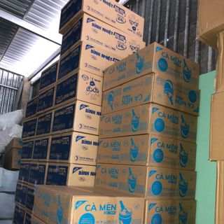 Cà men - Hộp đựng cơm bằng nhựa 2 lớp
