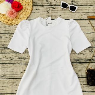 ĐẦM SUÔNG TAY PHỒNG CÓ 2 TÚI HÔNG