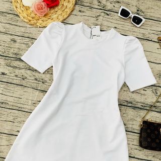 ĐẦM SUÔNG TAY PHỒNG CÓ 2 TÚI HÔNG